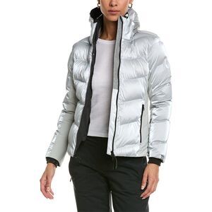 Capranea Womens  Varuna Wool-Blend Jacket, Silver